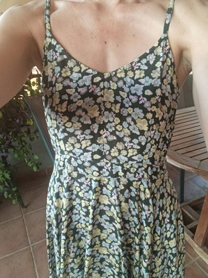 Floral dress like new, made in Spain, very fresh and comfortable