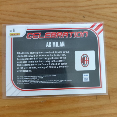 Panini Donruss AC Milan Celebration Oliver Giroud 2023-24 card like new