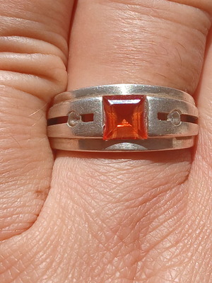 925 silver ring, 17mm