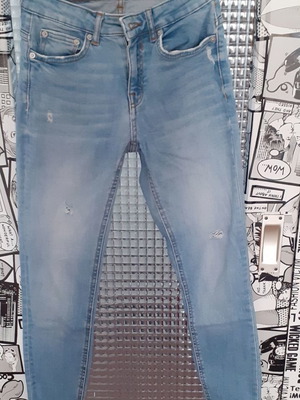 Τζιν skinny Zara μεταχειρισμένο, No 36, μπλε