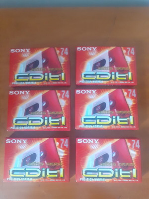 Sony CDit I 74 sealed cassette tapes