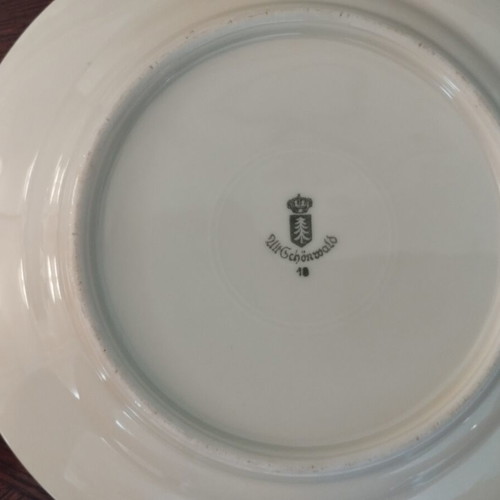 Vintage Alt Schönwald Bavaria Porcelain Butterdish like new