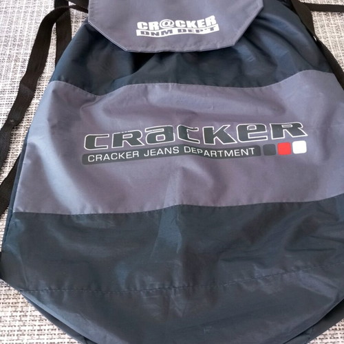 Backpack like new, black and gray, foldable for travel