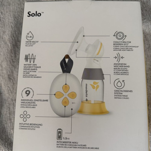 Medela Solo electric breast pump new, sealed