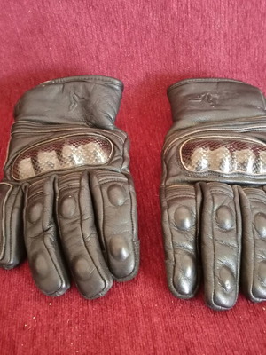Nordcode X-Race winter motorcycle gloves used, leather, waterproof, large