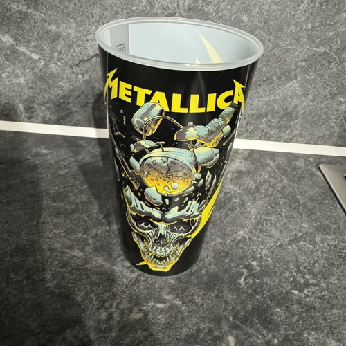 Metallica beer glass like new