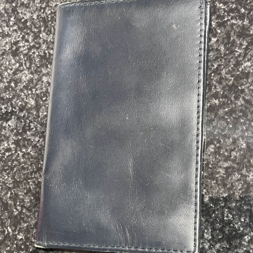 Lawyer wallet for stamps like new, blue