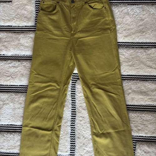 Pull & Bear green jeans used, comfortable