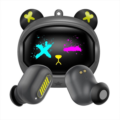 Onikuma T20 In-ear Bluetooth handsfree ακουστικά με θήκη φόρτισης μαύρα καινούργια