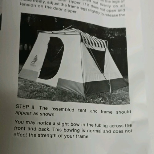 Hillary Canvas Tent used