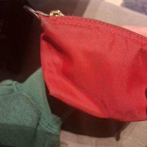 Longchamp coin purse used red