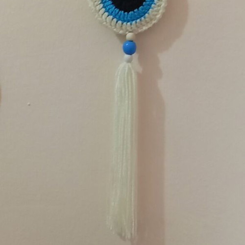 Evil Eye Handmade Knitted Wall Decor