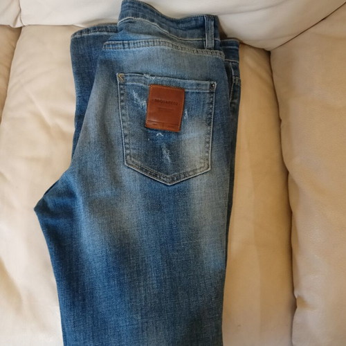 Dsquared2 jeans used, size 48, blue