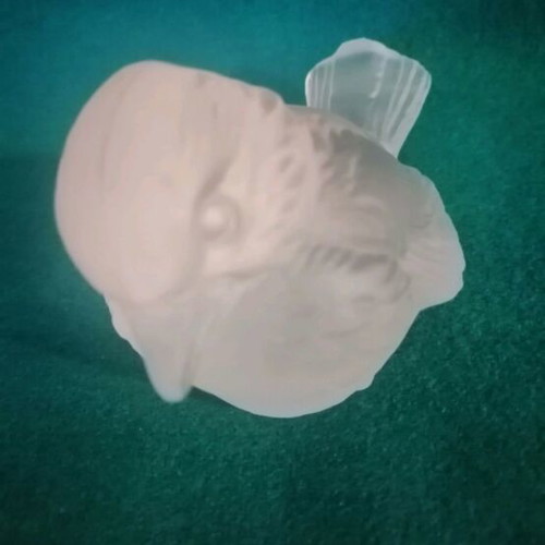 Crystal bird figurine like new by Goebel
