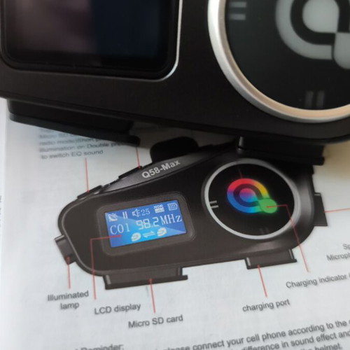 Bluetooth Moto new with communication, radio, and SD card
