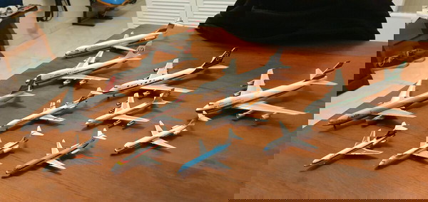 Collection of metal plane models / Συλλογή από μεταλλικά αεροπλάνα