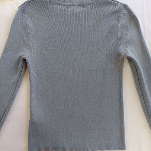 Shein ribbed light blue knit sweater used
