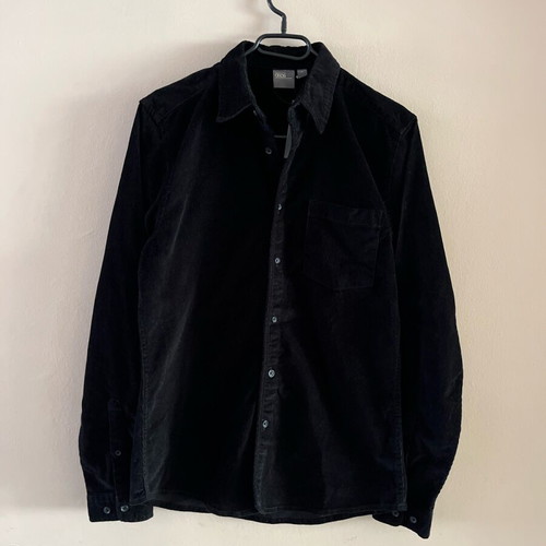 ASOS Skinny Fit Black Denim Shirt, Men's M