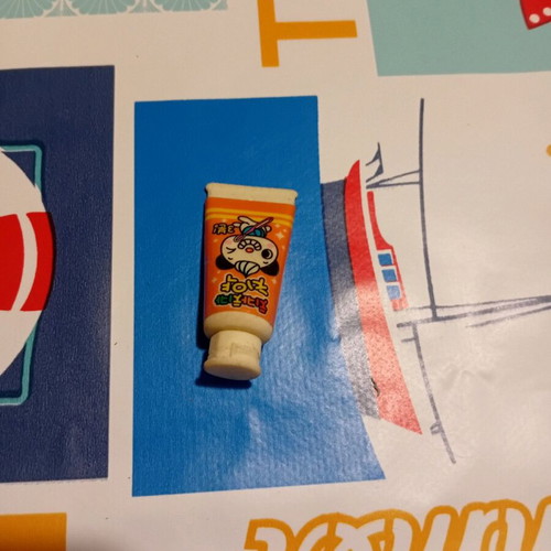 Vintage collectible eraser used, 80s 90s decade