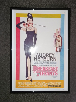 Art print Breakfast at Tiffany's A4 framed new