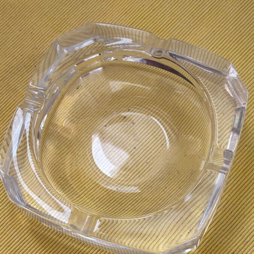 Glass Heavy Ashtray like new