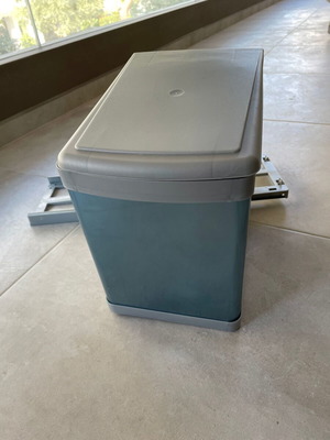 Kitchen sliding trash bin new, anthracite color