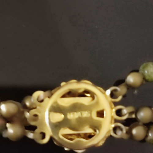 Women's Multistrand Necklace with Natural Semi-Precious Stones New