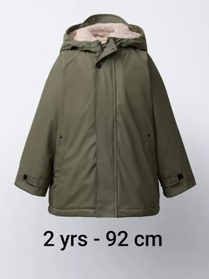 Zara Kids Waterproof Coat like new, size 2 years (92 cm)