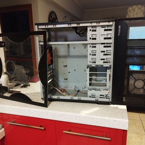 Thermaltake Armor Jr. PC case used, black mid tower