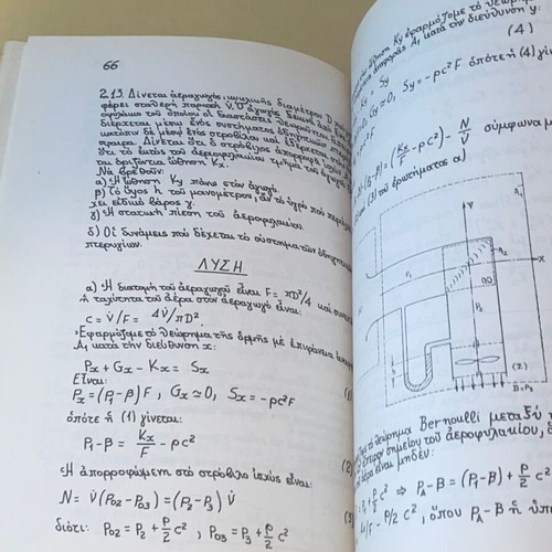 Fluid Mechanics Exercises like new, Dimas - Makrakis, Plaisio editions
