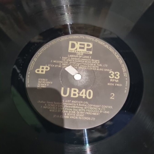 UB40 Labour of Love 2 vinyl used