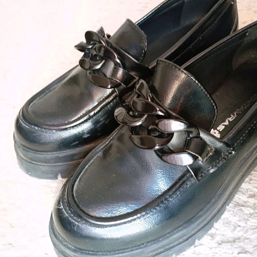 Vintage platform shoes like new, black, size 37