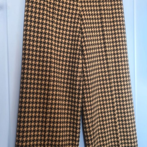 High-waisted houndstooth pants M&S Marks and Spencer like new
