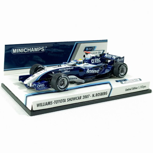 Williams Toyota Show Car 2007 N. Rosberg 1:43 Minichamps New
