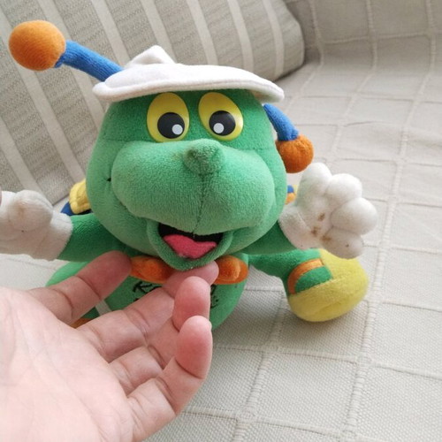 Stuffed doll used, collectible, needs maintenance