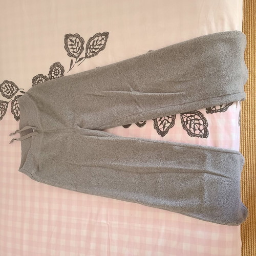 Girls' fleece sweatpants used, gray, GAP, size XL for 12 years