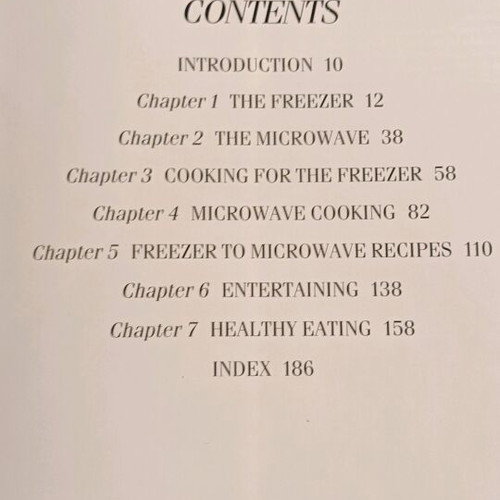 The Complete Guide to Freezer & Microwave Cooking book like new, English
