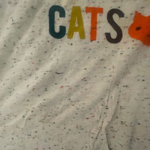 Attrattivo short-sleeve t-shirt like new, beige multicolor