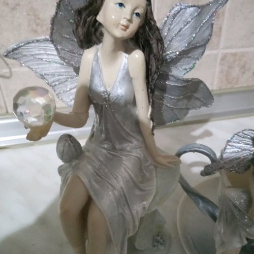 Two decorative fairies used, set