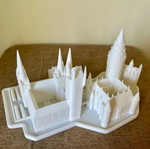 3D printed Hogwarts 26cm new