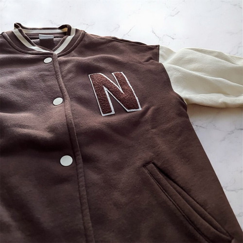 Zara New York boys' jacket size 11–12 years, like new, brown and white