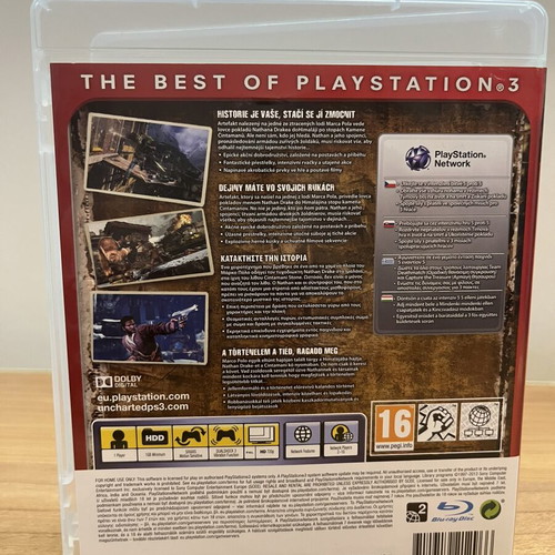 Uncharted 2 Among Thieves PS3 game used, complete with case and booklet