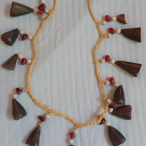 Authentic Indigenous Colombian Necklace made of Natural Seeds, like new