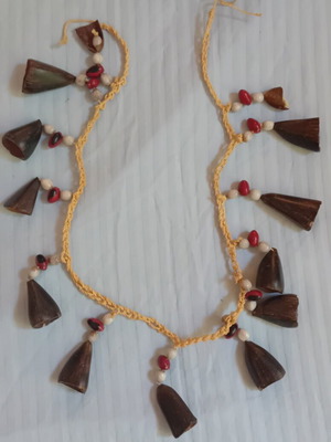 Authentic Indigenous Colombian Necklace made of Natural Seeds, like new