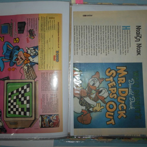Mickey Disney archive used with over 90 clippings and cards