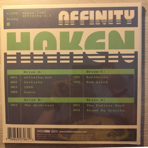 Haken Affinity 2LP Black Vinyl + CD Gatefold sealed, progressive metal