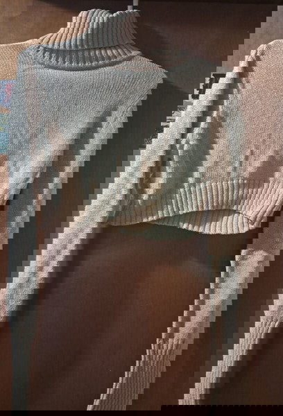 Μπλουζακι μπλουζα  πλεκτο χρυσο χρυσαφι crop ζιβαγκο πουλοβερ