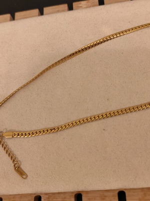 Necklace new stainless steel gold color