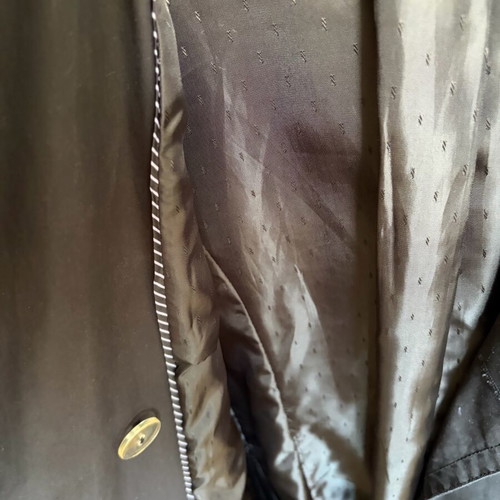 H&M Black Trench Coat used, size 36 Small