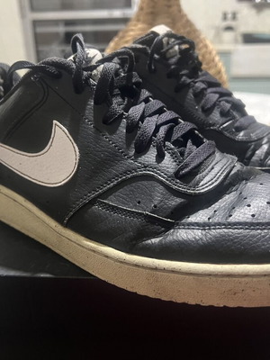 Nike Dunk Low αθλητικά παπούτσια, νούμερο 44, μαύρα και άσπρα